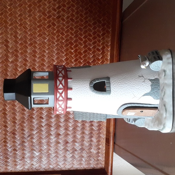 👉*VINTAGE* PARTYLITE STONEY HARBOR LIGHTHOUSE TEALIGHT HOUSE ~EXCELLENT COND! - Picture 6 of 14